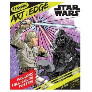 NEW Crayola Art With Edge Star Wars Coloring Book (28 Pages 1 Color Poster) Gift